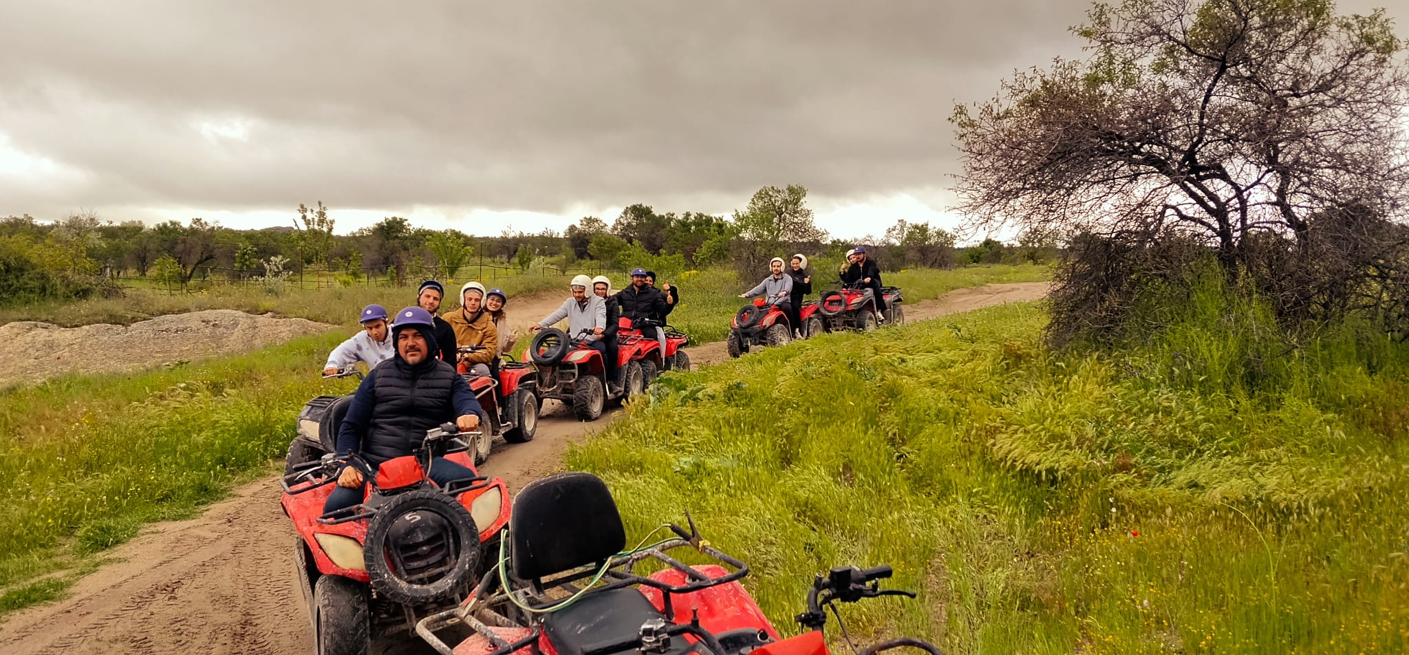 Kapadokya parkurunda gün içi ATV safari turu